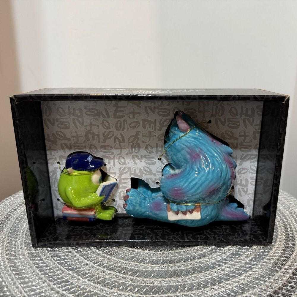 Disney Pixar Monsters University Salt and Pepper Shakers NWT